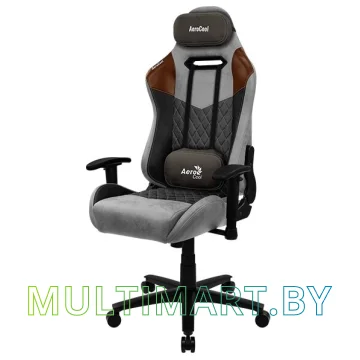 Кресло компьютерное AeroCool Duke Tan Grey (черный/серый) картинка 4